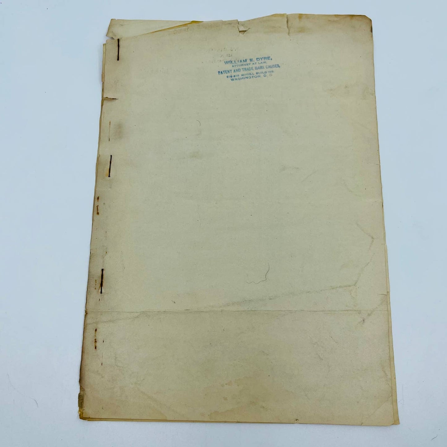 1910 US Patent F. S. Carver Air Pump Diagram and Document D1