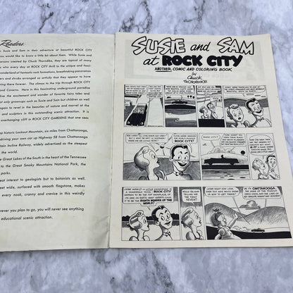 1950 Comic Book SUSIE AND SAM AT ROCK CITY TN Chuck Thorndike TH5-2