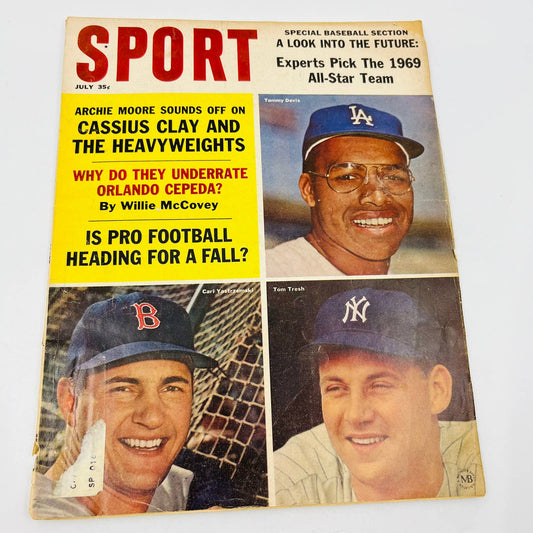 Sport Magazine, July 1964, Carl Yastrzemski, Tom Tresh, Tommy Davis BA1