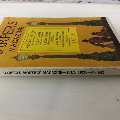 Harpers Monthly Magazine July 1920 Robert Frost: A New Group of Poems Many Ads