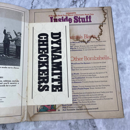 Dynamite Magazine No. 19 Attention Attention The New Men Of M.A.S.H. 1975 TJ4