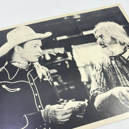 Vintage Roy Rogers & Gabby Hayes Photo Movie Still Black & White 8x10 AB4-28