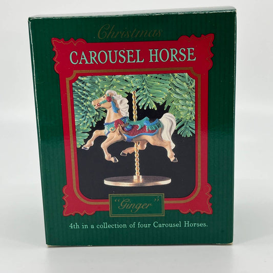 Carousel Horse GINGER #4 Collector's 1989 Hallmark Christmas Ornament IN BOX TB4