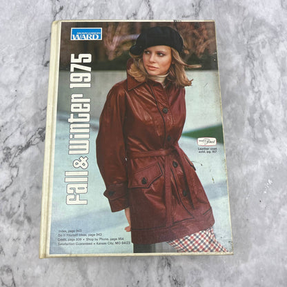 Montgomery Ward Fall & Winter 1975 Catalog Huge Fashion Home Hardcover S3