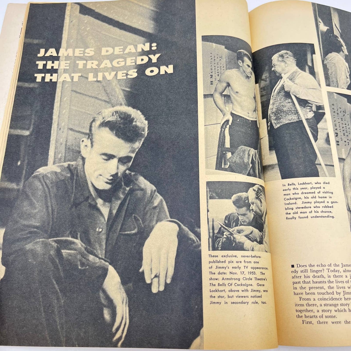 Movie Star Parade Magazine August 1957 Natalie Wood James Dean Elvis TC6