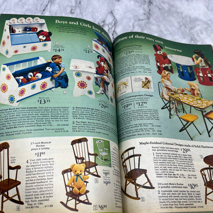 Original 1972 SEARS Christmas Wish Book Catalog Toys Barbie Hot Wheels Pooh S3