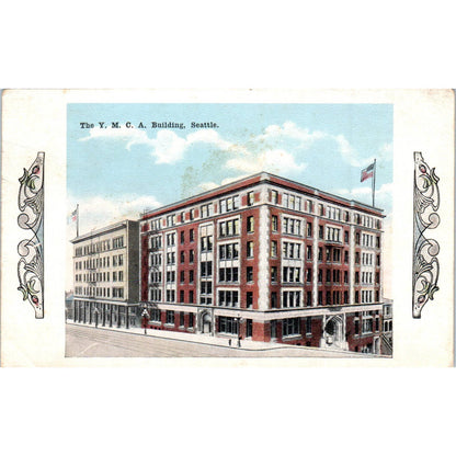 Vintage Postcard YMCA Building Seattle Washington TD9-W2