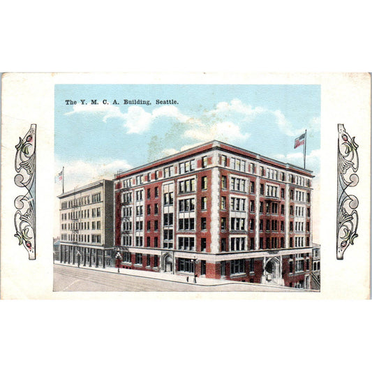 Vintage Postcard YMCA Building Seattle Washington TD9-W2