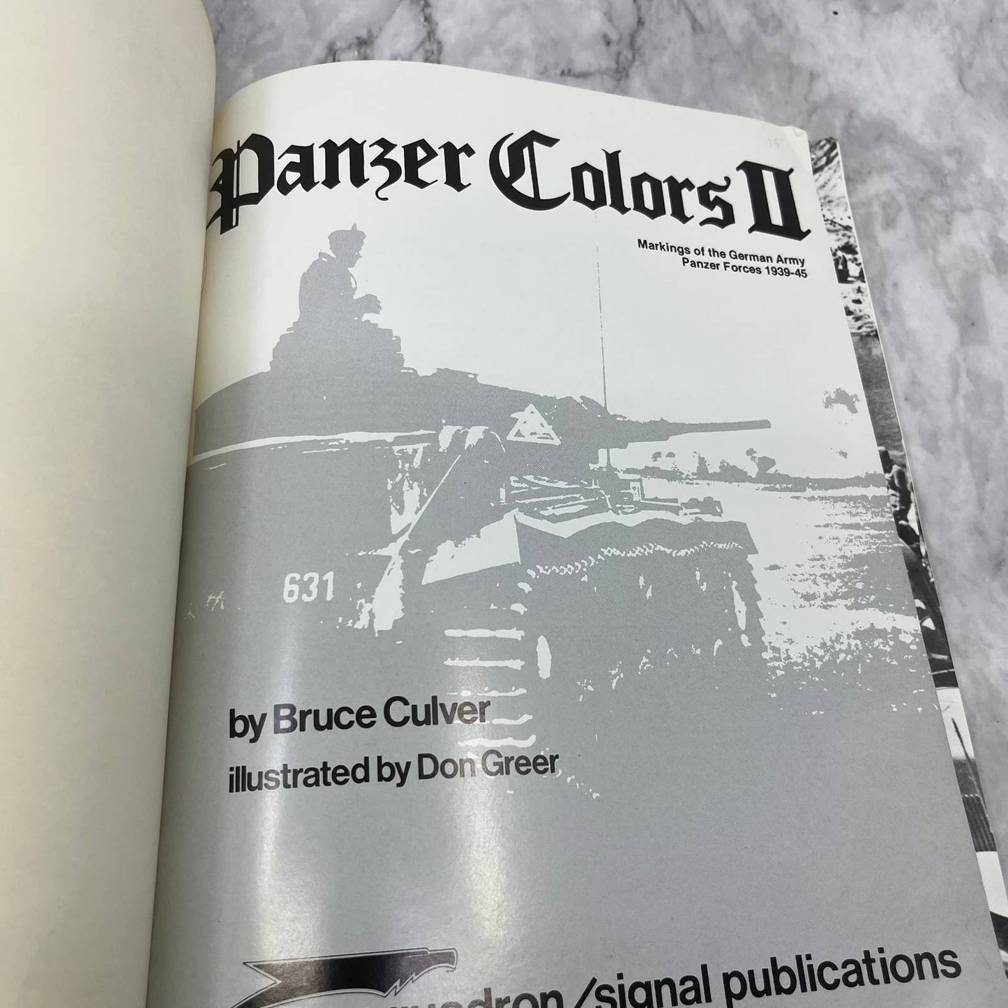 Panzer Colors II Markings of the German Army Panzer Forces 1939-45 Culver TJ7