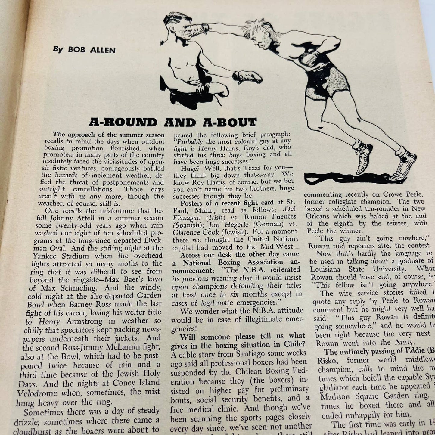 1957 June - The Ring Boxing Magazine Fullmer vs. Robinson TA5