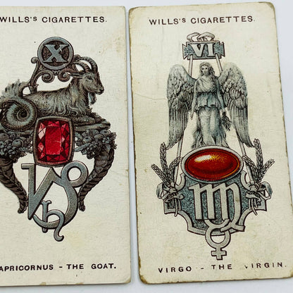 Will’s Cigarette Cards LUCKY CHARMS Lot of 7 Cards 2,3,4,5,6,9,10 EA2