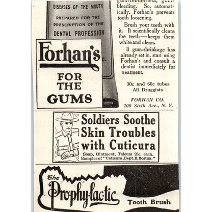 c1920 Harper's Magazine Ad - La Boheme Talc & Perfume Arly Paris EA3