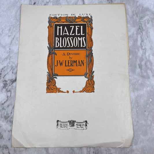 1903 Sheet Music - Hazel Blossoms A Reverie by J.W. Lermam V42-4
