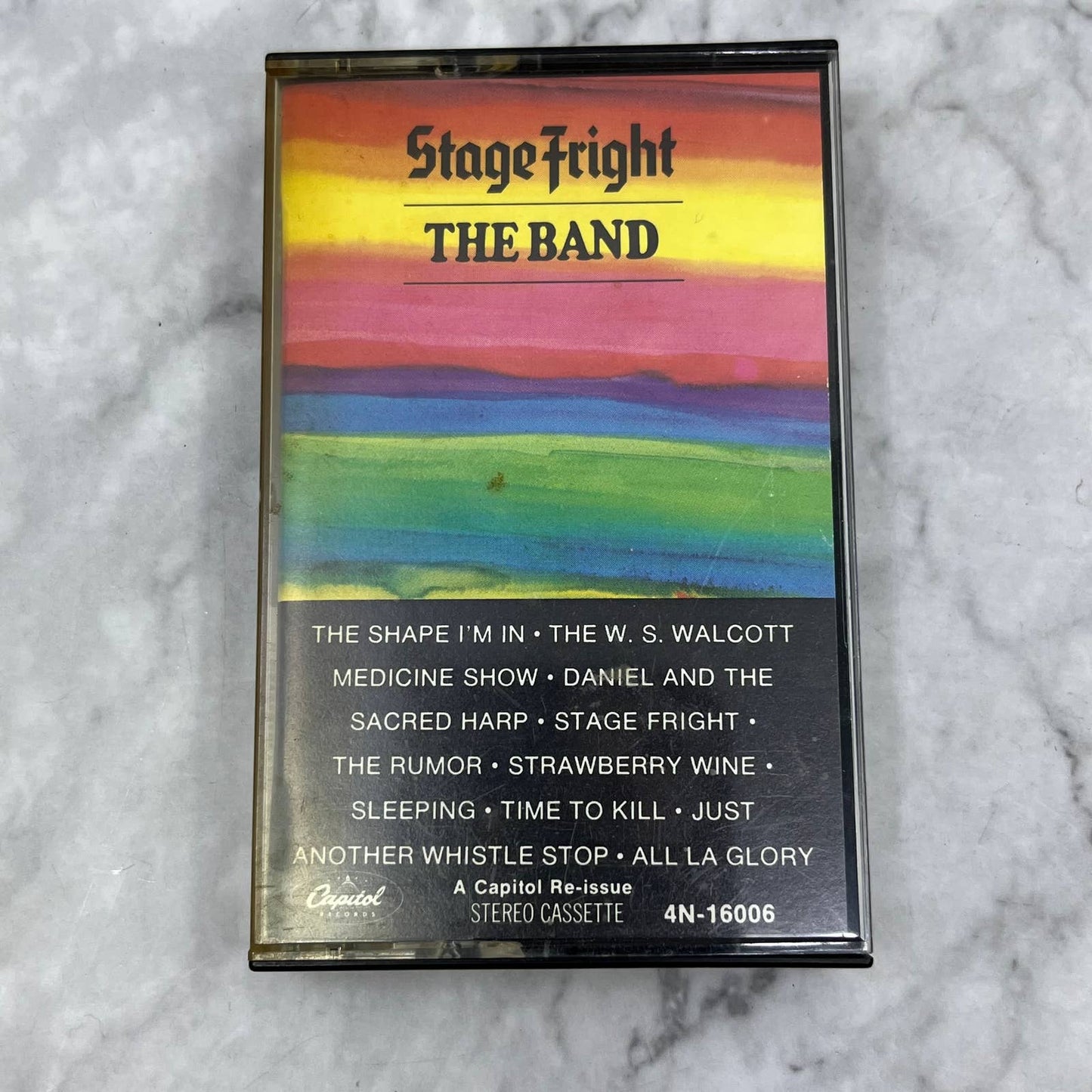 The Band Stage Fright Vintage Cassette Tape TB7-17