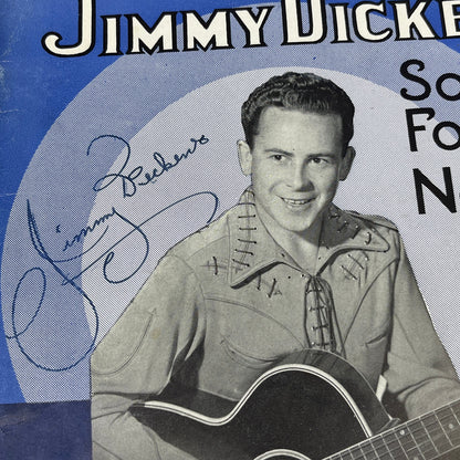Original Autographed Little Jimmy Dickens Song Folio No. 2 Grand 'Ole Opry V37-4