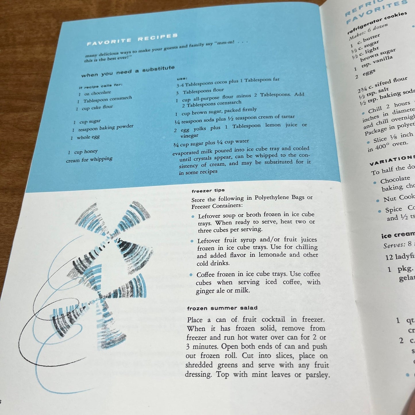 MCM 1950s COLDSPOT COLD GUARD REFRIGERATORS INSTRUCTION MANUAL WITH RECIPES L2-2