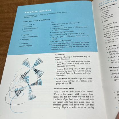 MCM 1950s COLDSPOT COLD GUARD REFRIGERATORS INSTRUCTION MANUAL WITH RECIPES L2-2