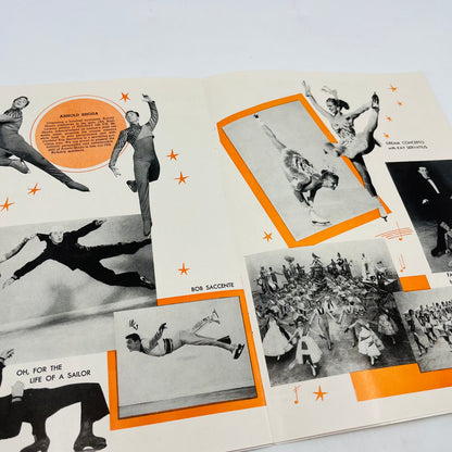 1955 Holiday on Ice Souvenir Program Booklet Ice Figure Skating Dance V37-3