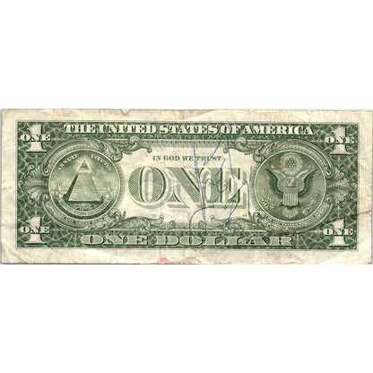 Vintage 1987 Dollar Bill Signed By ICE T SF3