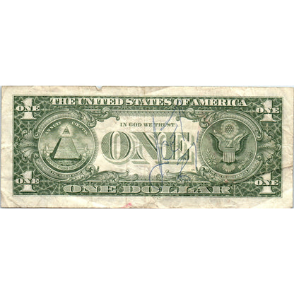 Vintage 1987 Dollar Bill Signed By ICE T TH2-SF2
