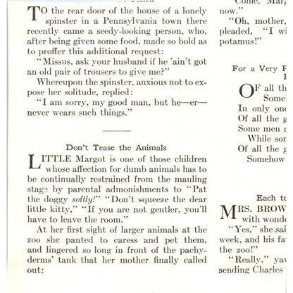 c1920 Harper's Magazine Clip - WWI Political Cartoon War Savings Stamps EA3