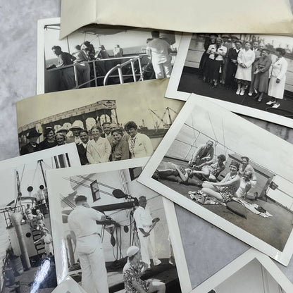 1937 Collection of Photos & Negatives Freighter Cruise to New Orleans TJ9-PG5