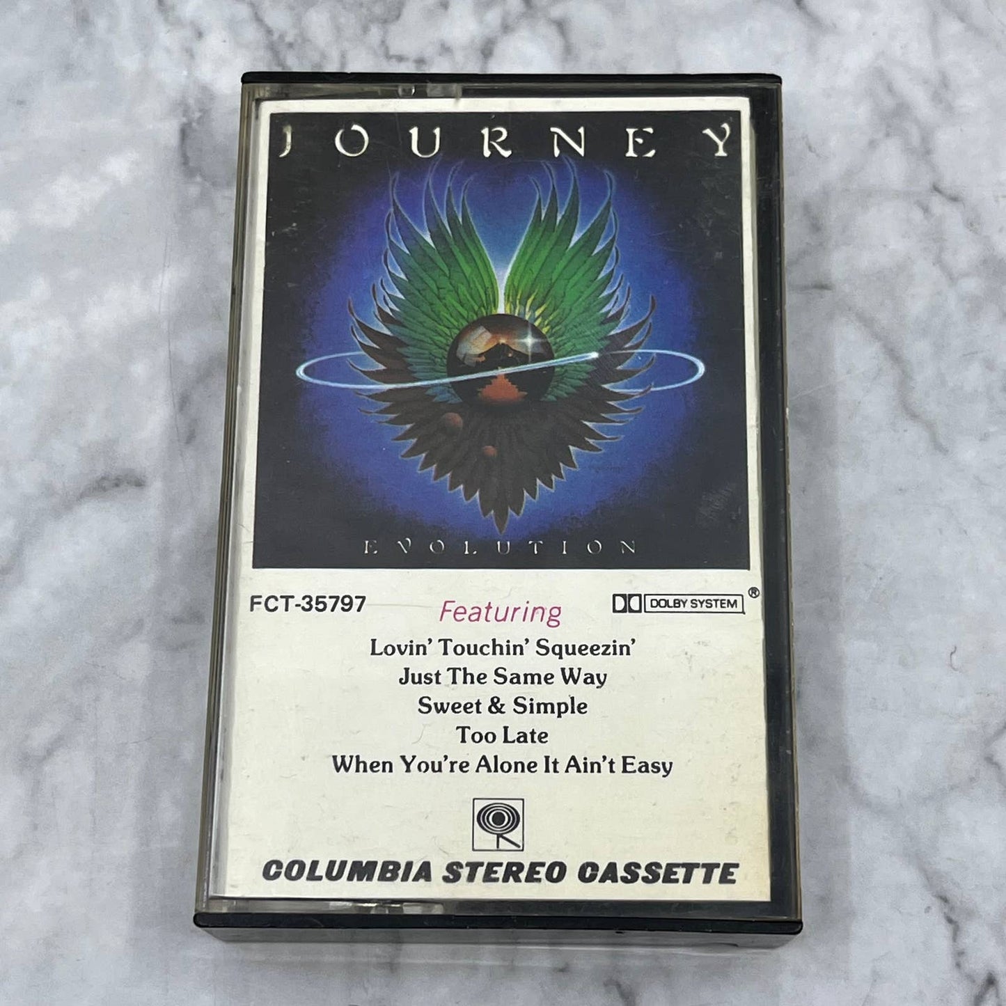 Journey - Evolution - Cassette Tape - 1979 CBS Records Cassette Tape TB5-11