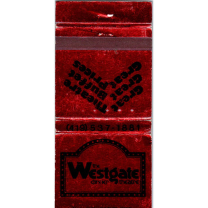 The Westgate Dinner Theatre Advertising Matchbook Cover SA1-M7