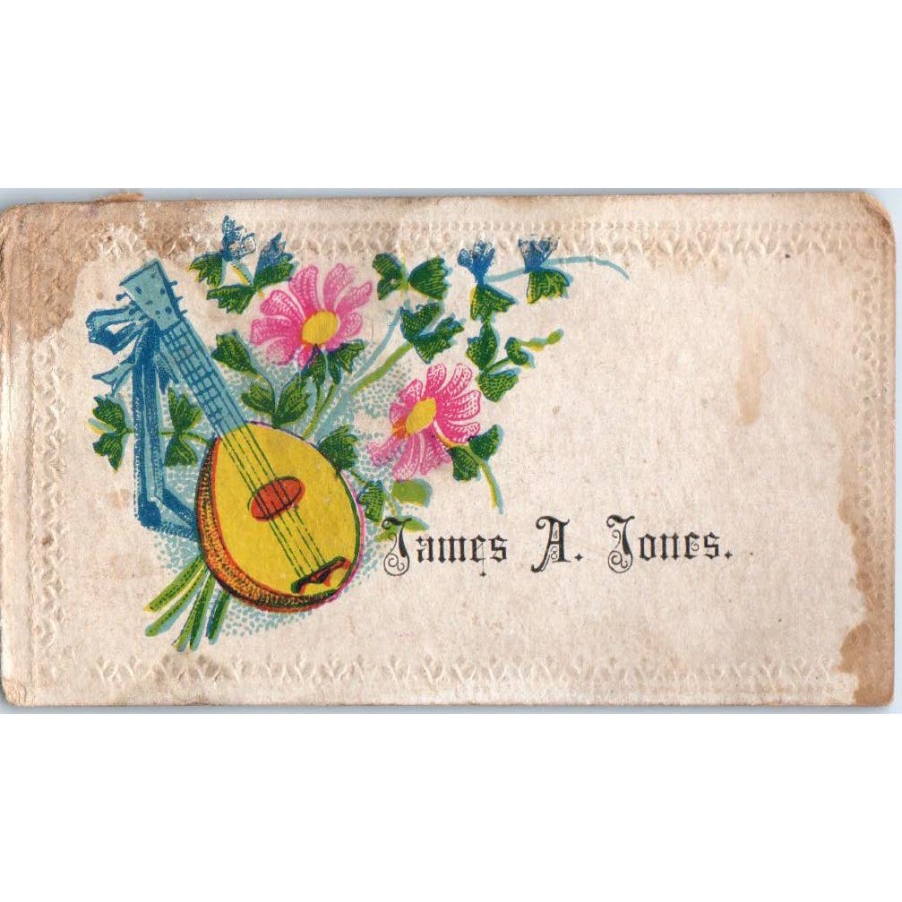 1880s Victorian Calling Card - James A. Jones SF2