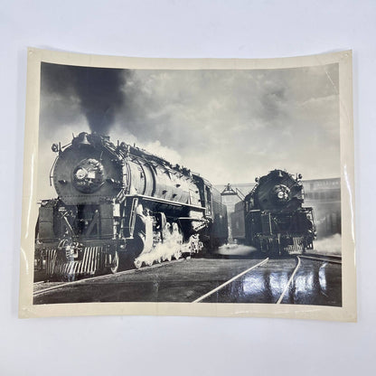 Vintage Santa Fe RR Railroad Photo Diesel  Locomotive in Mountains 8x10 AB3