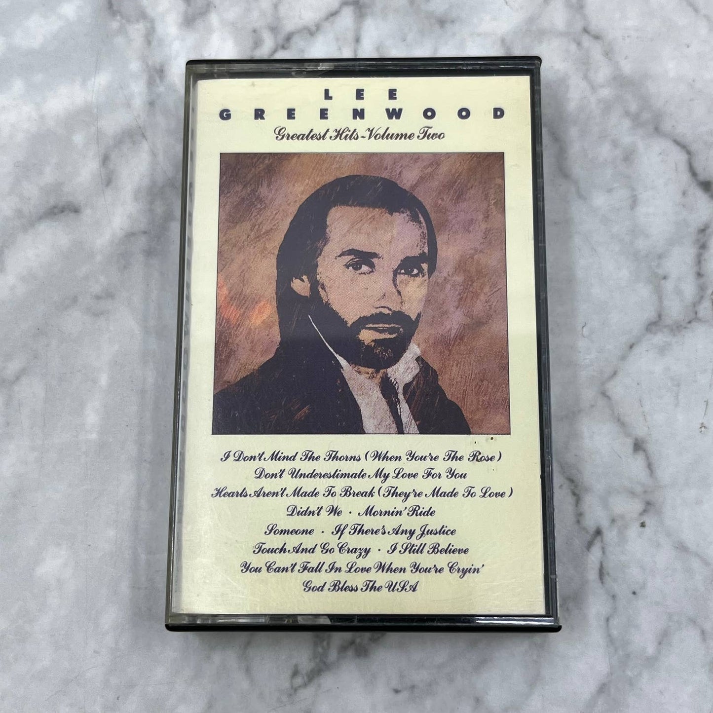 Lee Greenwood Greatest Hits Volume Two Cassette Tape TB5-12
