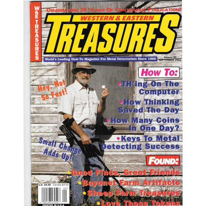 Western & Eastern Treasures Magazine - Treasure Hunting Sept 2001 M6