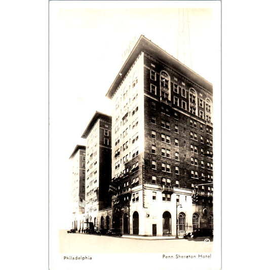 Vintage Postcard Penn Sheraton Hotel Philadelphia PA TD9-P1