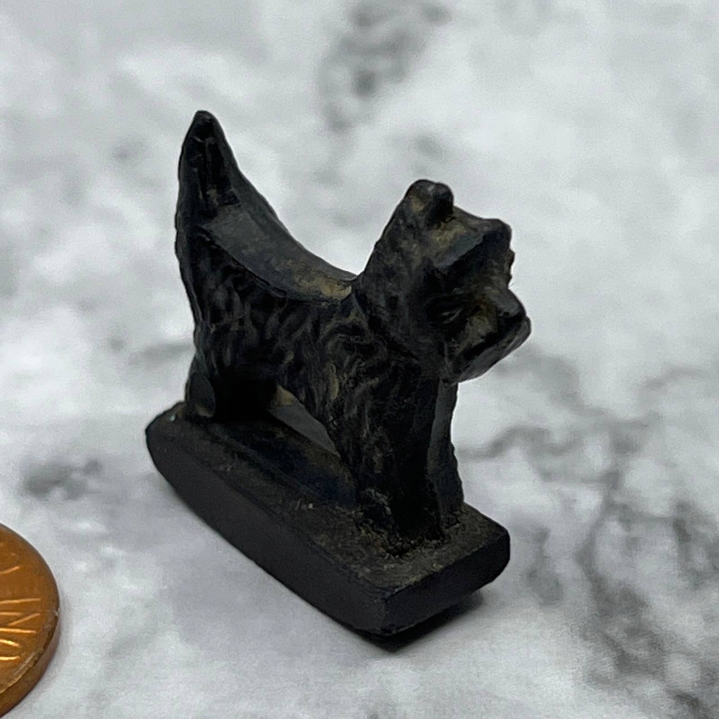 VTG 1980’s Hotsy Totsy Merry Magnetic Scotty Dog Pup Scottish Terrier Black SA2