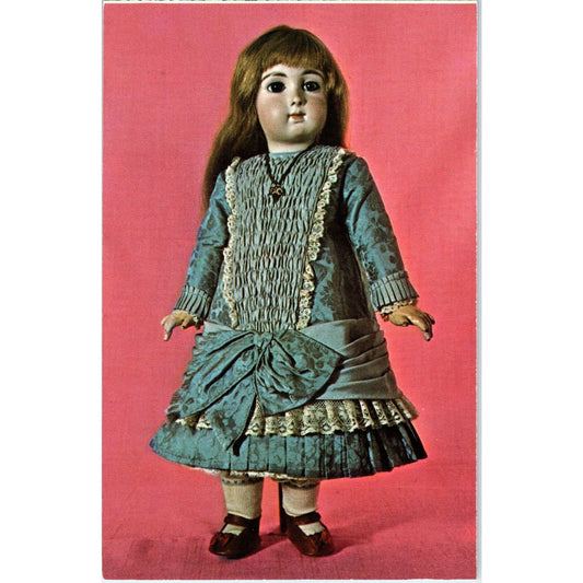 Long-face Jumeau Composition Body Doll Art Studio 1971 Original Postcard PB6