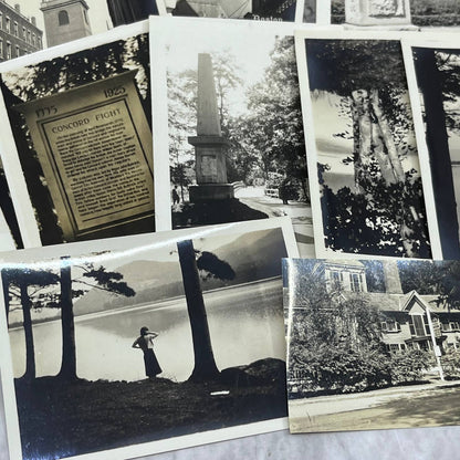 c1930 Collection of Photos & Negatives New England Vacation Views TJ9-PG6