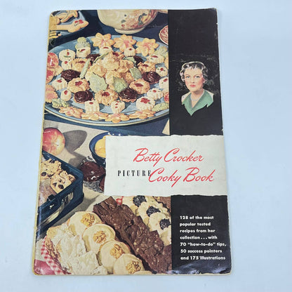 1948 Betty Crocker's Picture Cooky Book Cookbook TF7