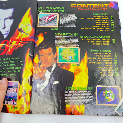 Nintendo Power Magazine Volume 99 Goldeneye 007 TE9