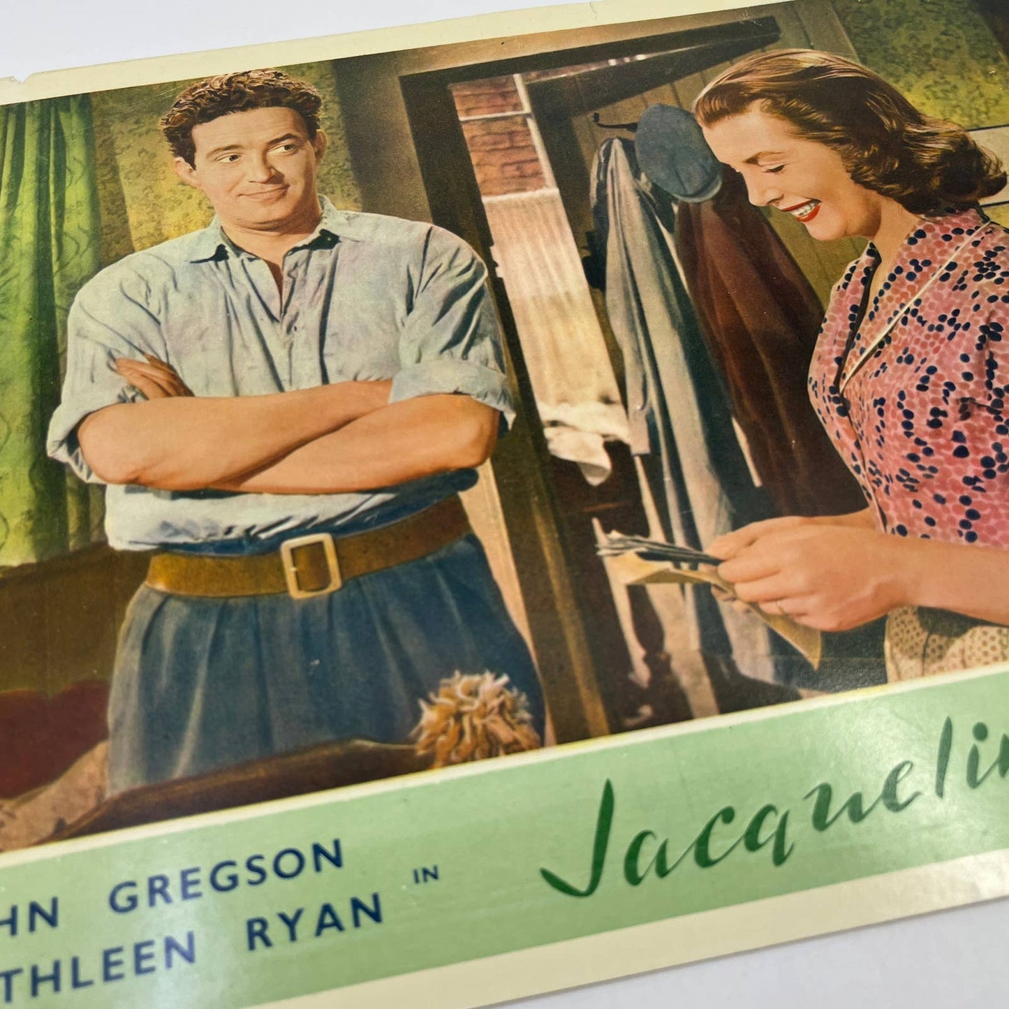 1956 Jacqueline John Gregson Kathleen Ryan British Lobby Card FL4