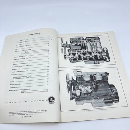 1957 Interstate Training Service Manual Unit 25 Hercules Diesel Engine TF8