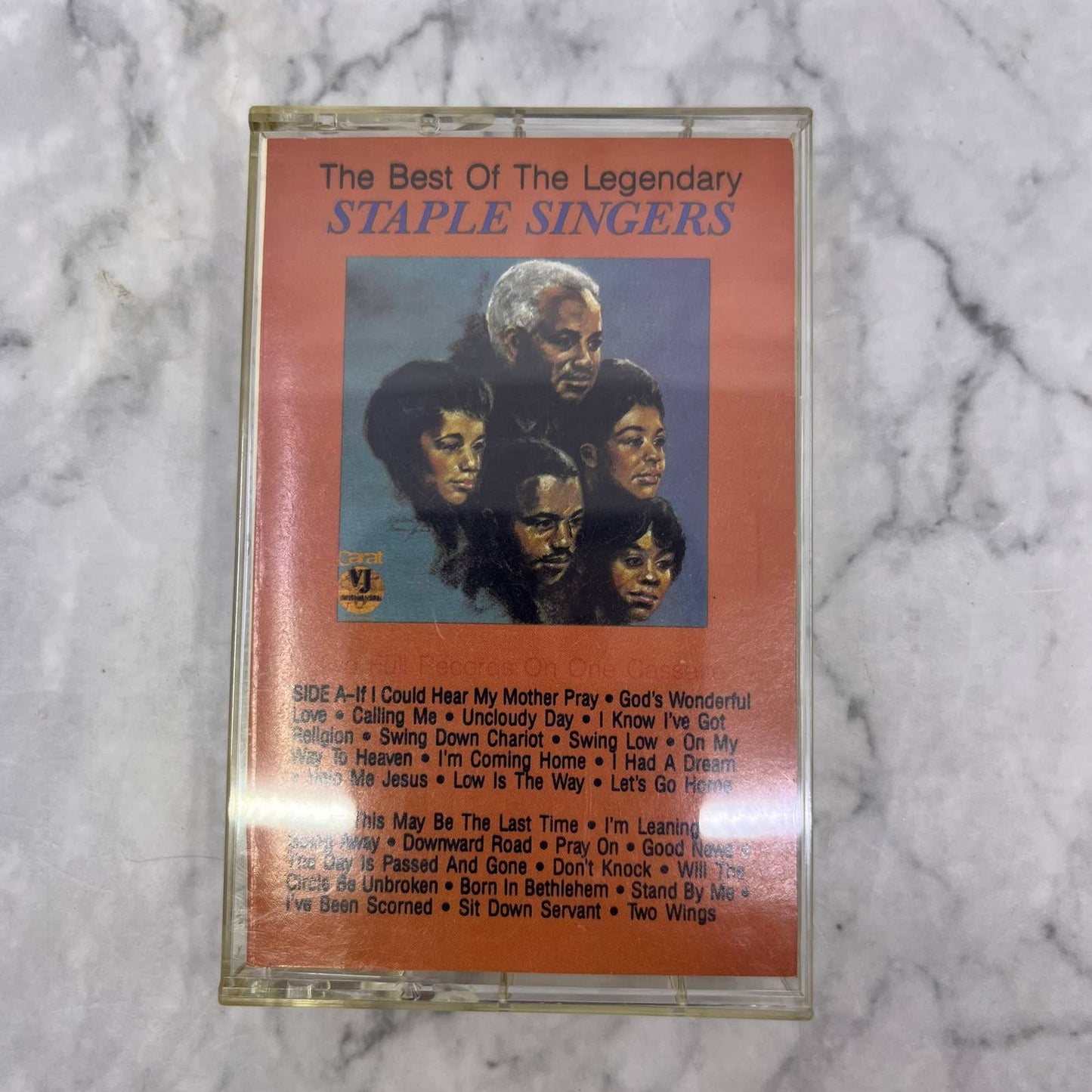 Vintage 1988 The Best Of The Legendary Staple Singers Cassette  TI8-3