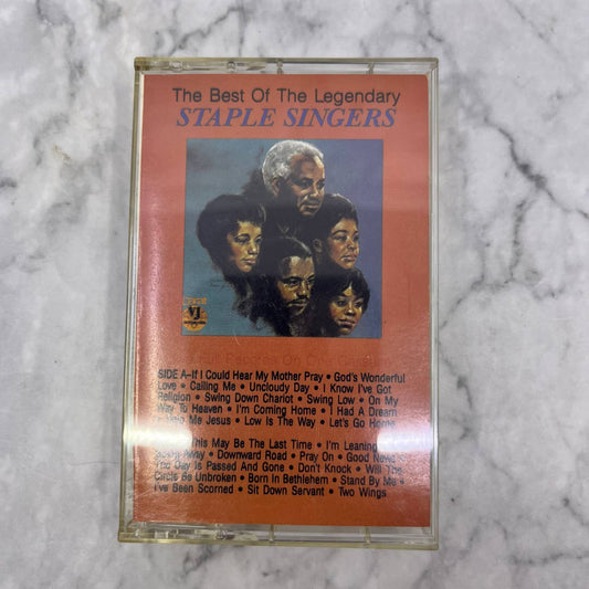 Vintage 1988 The Best Of The Legendary Staple Singers Cassette  TI8-3