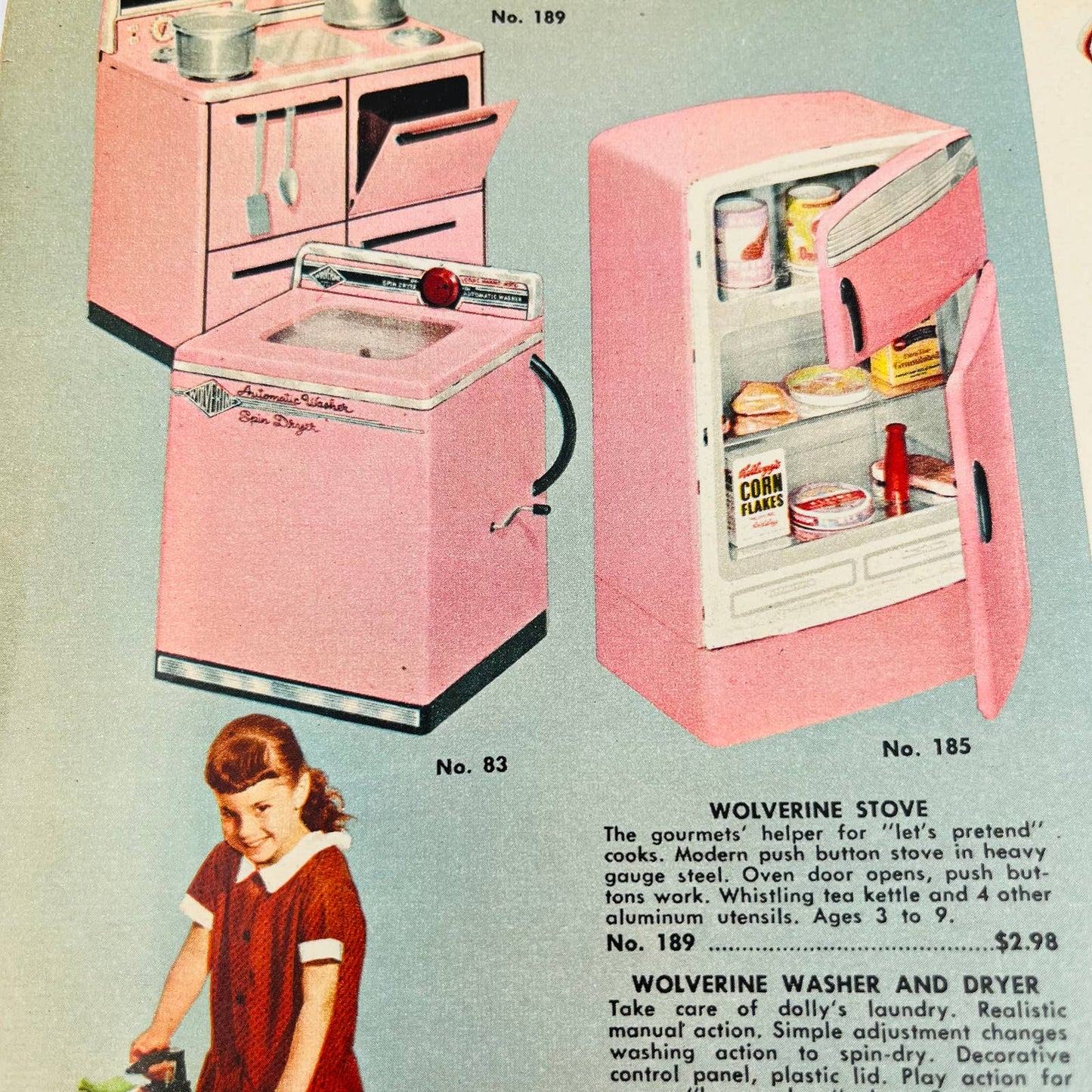 1959 CHRISTMAS TOY CATALOG Glaser’s Juvenile Furniture & Toys Baltimore MD BA3