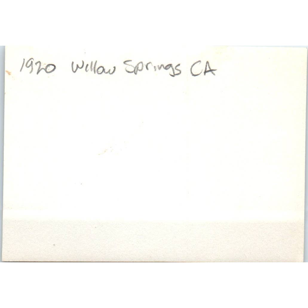 1920 Original Photo Man with Buick and Pistol Willow Springs CA 2.5x3.5 TJ9-PG7