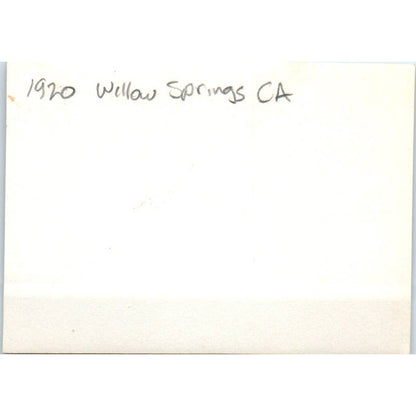 1920 Original Photo Man with Buick and Pistol Willow Springs CA 2.5x3.5 TJ9-PG7