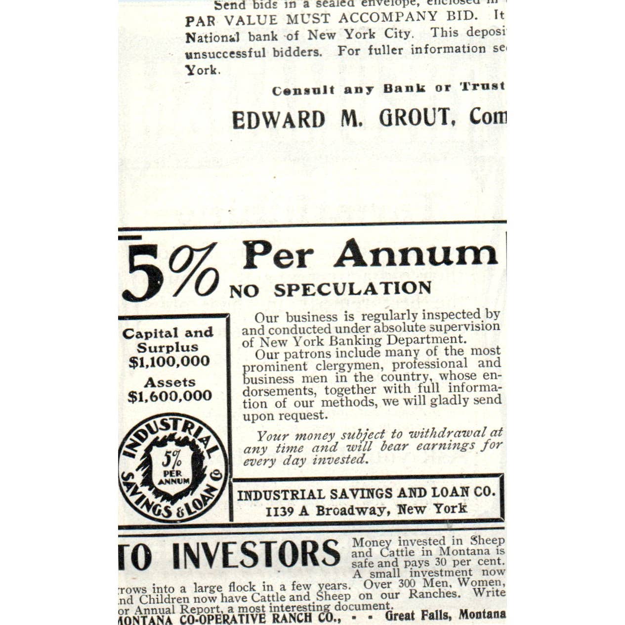 Tartarlithine McKesson & Robbins Fulton Street New York - 1903 Original Ad TJ7-S