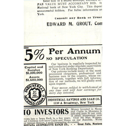 Tartarlithine McKesson & Robbins Fulton Street New York - 1903 Original Ad TJ7-S