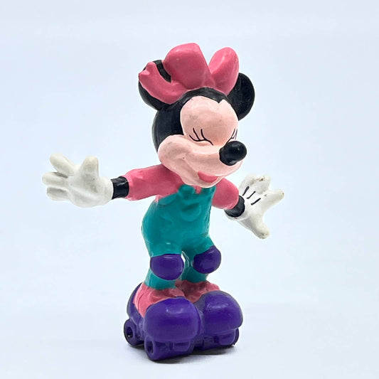 Vtg PVC Walt Disney Company Applause Minnie Mouse On Rollerskates Figure SD6