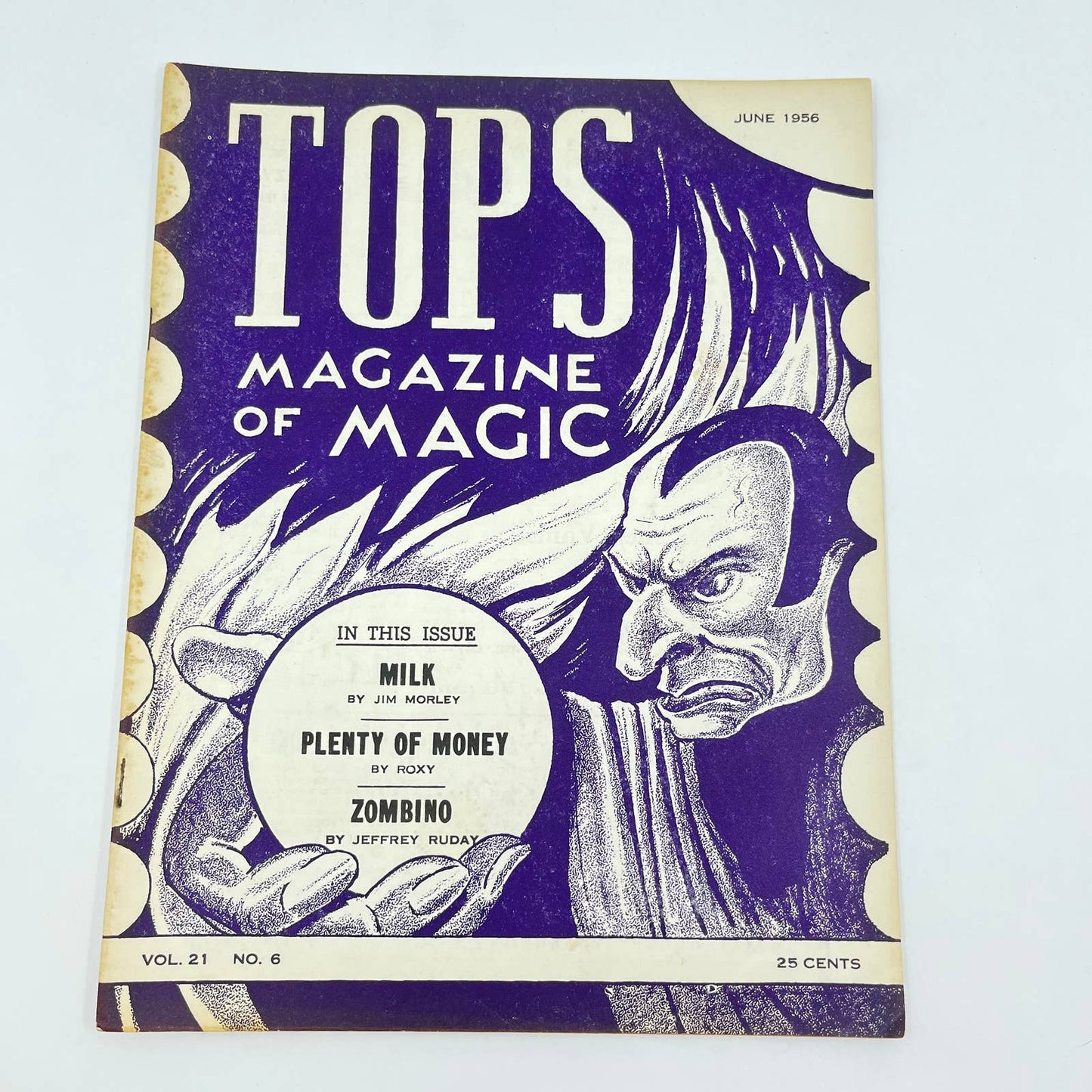 1956 June - Tops Magazine of Magic - Tricks Magicians TF7