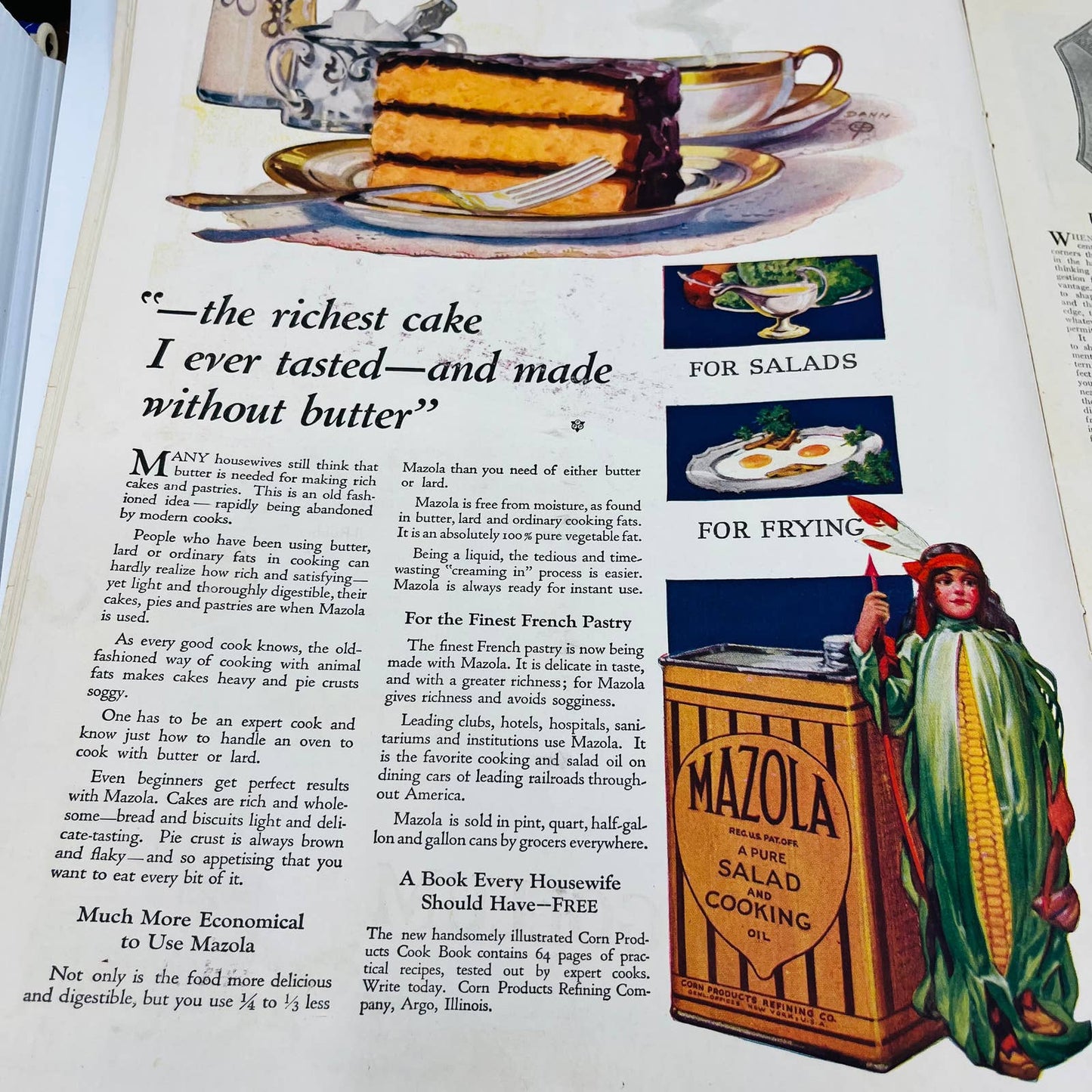 Modern Priscilla Magazine Jan 1921 Beautiful Woman Art Deco Cream of Wheat BA4